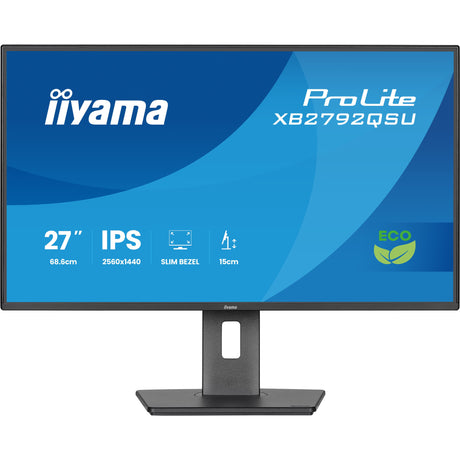 Monitor Iiyama prolite xb2792qsu-b1 27 (negro, HDMI, display port, 2x USB-A, USB-B, 120 Hz)