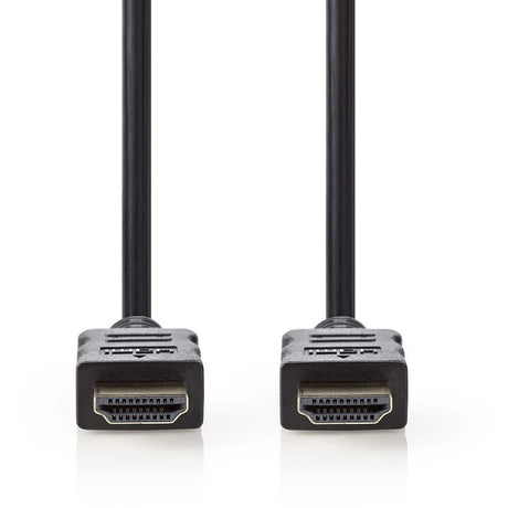 Cable HDMI de alta velocidad con Ethernet, 5,0 metros (negro, 4k@30hz)