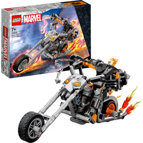 Lego marvel - moto mech del jinete fantasma, juguete de construcción (76245)