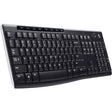 Teclado inalámbrico Logitech k270 (negro, diseño europeo (qwerty), cúpula de goma)