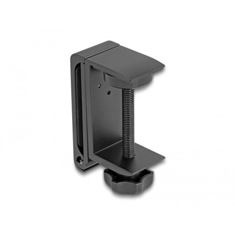 Delock soporte para auriculares ajustable para montaje en mesa (negro)