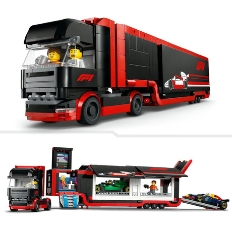 Lego City Camión de F1 con juego de coches RB20 y AMR24 F1® - 60445