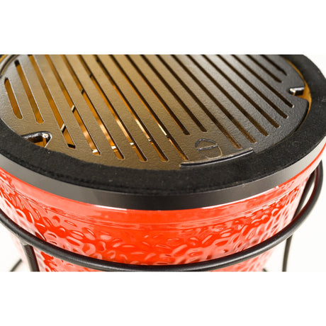 Placa para dorar Kamado Joe para classic i, ii, iii y joe jr. parrilla (negra, ø 34 cm)