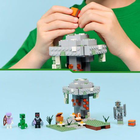 Lego minecraft 21586 el jardín pálido