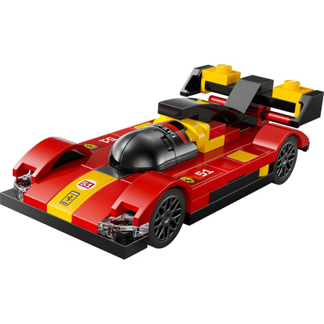 Lego speed campeones - ferrari 499p - juguete de construcción hipercoche (30709)