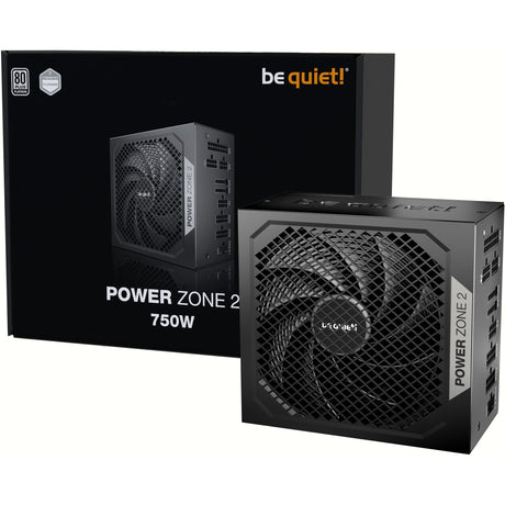 ¡Tranquilizarse! Fuente de alimentación modular Power Zone 2 de 750 vatios (negra, 1x 12v-2x6, 3x pcie)