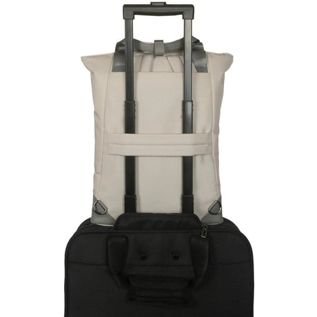Targus ávila convertible 2 en 1 mochila + bolso bolso para portátil 15-16 (beige)