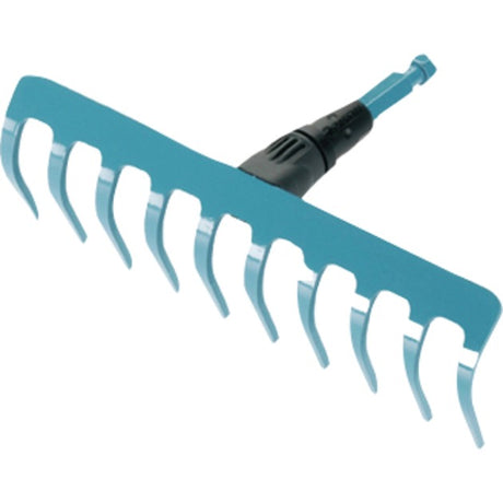 Rastrillo Gardena combisystem Rastrillo de 14 dientes - ancho de trabajo 36 cm - largo recomendado del mango 150 cm