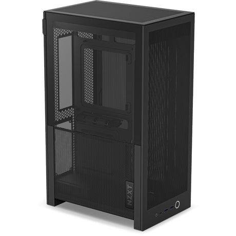 Carcasa mini torre Nzxt h2 flow (negro | 2x USB-A | 1x USB-C | vidrio templado)