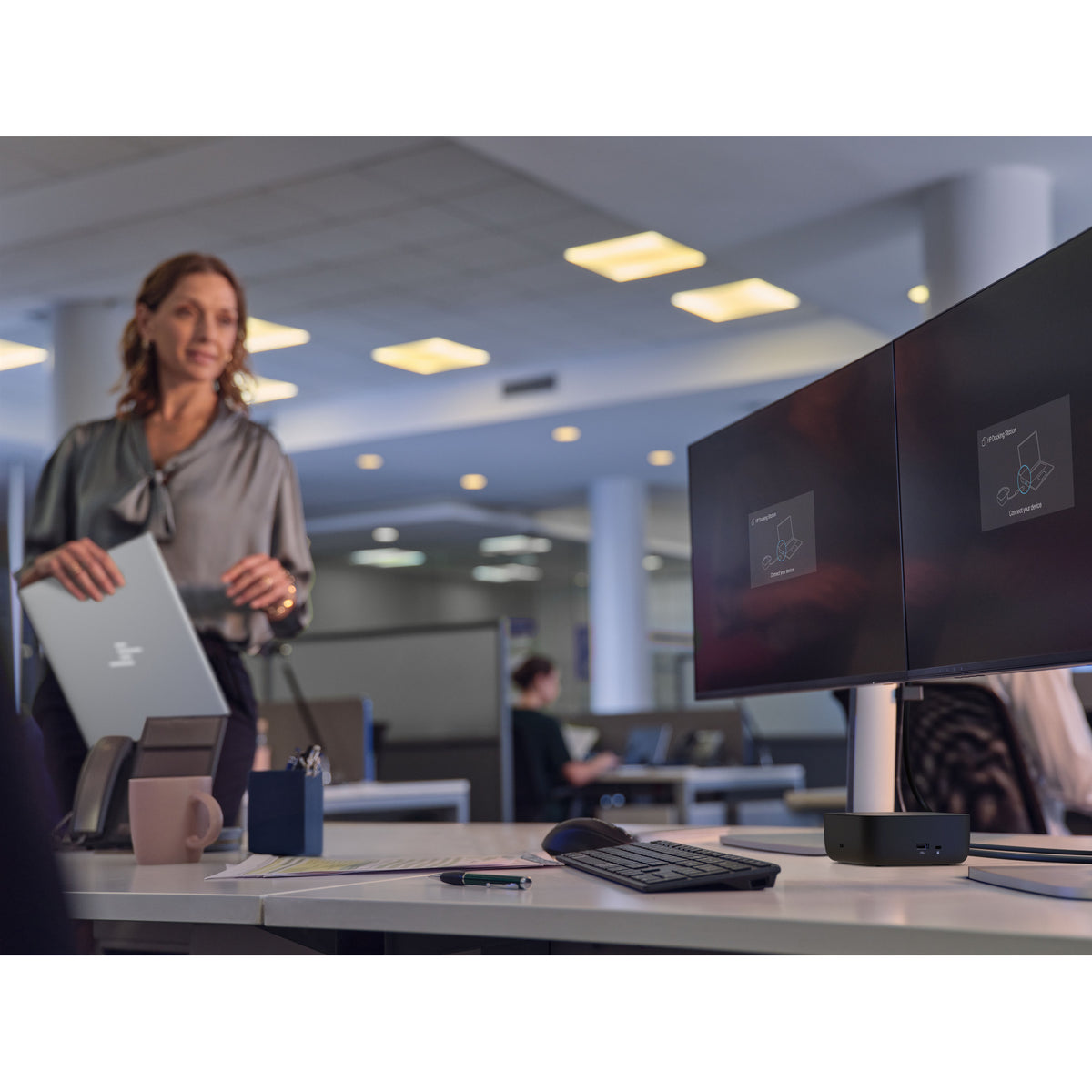 Estación de acoplamiento HP USB-C 100W G6 (negra)