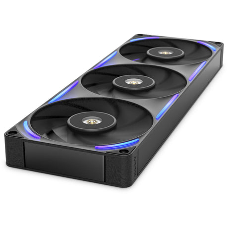 Ventiladores de caja nzxt f360x rgb (negro, 3 piezas, 360 x 120 x 30 mm, pwm)