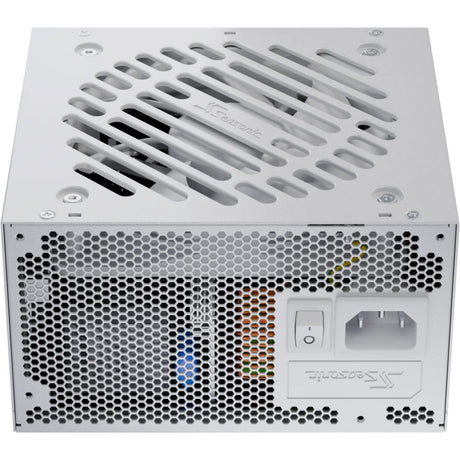 Fuente de alimentación modular Seasonic core gx-650-v2-white de 650 vatios (blanca, 1x 12v-2x6, 2x pcie)