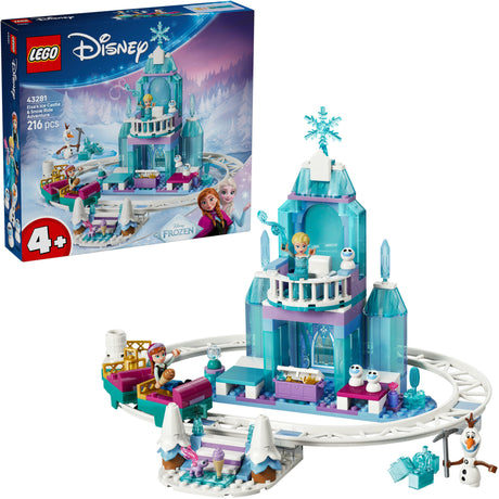 Lego disney princess 43281 castillo de hielo y paseo en la nieve de elsa