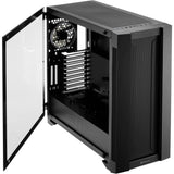 Carcasa de torre grande Sharkoon elite Shark ca200m (negro | 4x USB-A | vidrio templado)