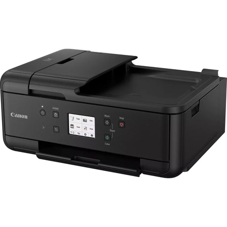 Impresora de inyección de tinta todo en uno Canon Pixma TR7650 con función de fax (negro, USB, Wi-Fi, copia, escaneo, fax)