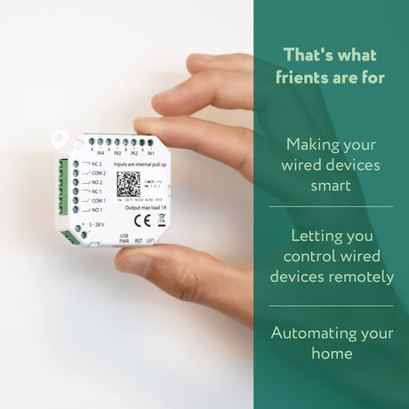 Interruptor del módulo Frient io (blanco, zigbee 3.0)
