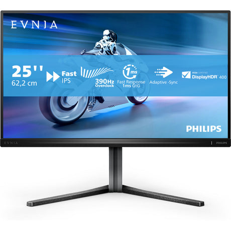 Philips Evnia 25m2n5200u 24.5 monitor para juegos (negro, HDMI, display port, 390 Hz (OC))