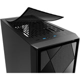 Carcasa de torre midi negra Sharkoon vs8 (negro | 3x USB-A)