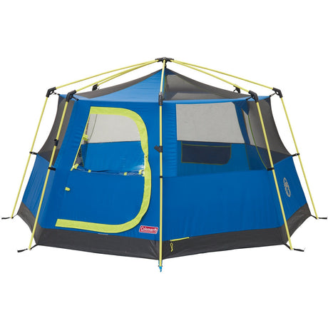 Carpa Coleman octago - carpa 3 personas - carpa festival - azul lima