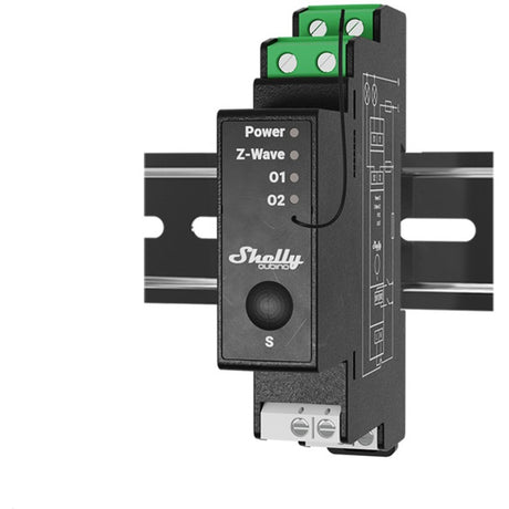 Shelly wave pro 2pm - repetidor de 2 canales - monitorización de energía