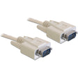 Delock serie rs-232 sub-d9 macho > rs-232 sub-d9 macho, cable de 5 m (82982)