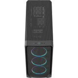 Fractal design meshify 3 xl rgb carcasa de torre grande (negro | 2x usb-a | 1x usb-c | rgb | vidrio templado)