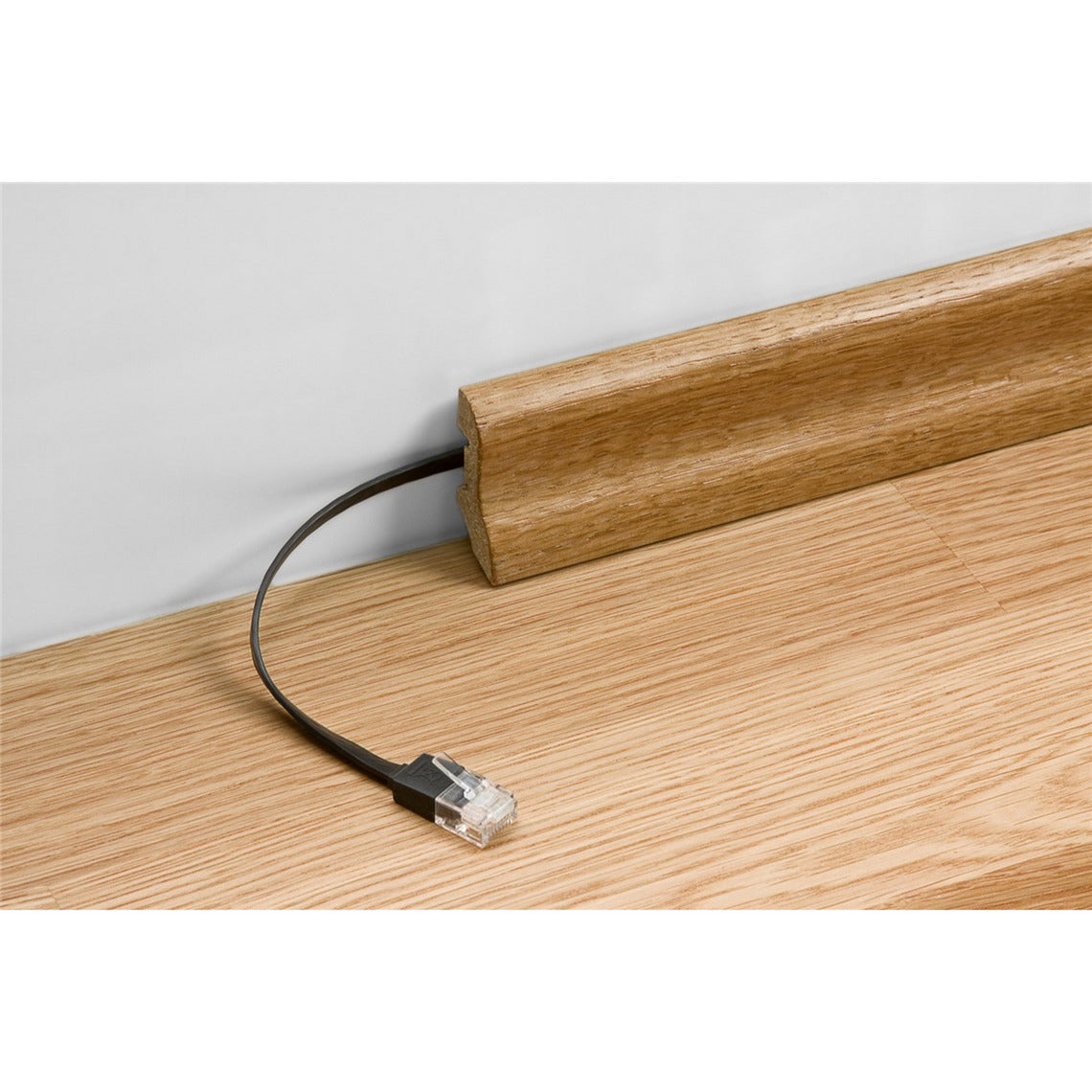 Cable patch plano goobay cat 6a u utp, cable de 10 metros (negro azul)