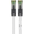 Cable de red Goobay cat.8.1 s ftp (blanco, 0,5 metros)