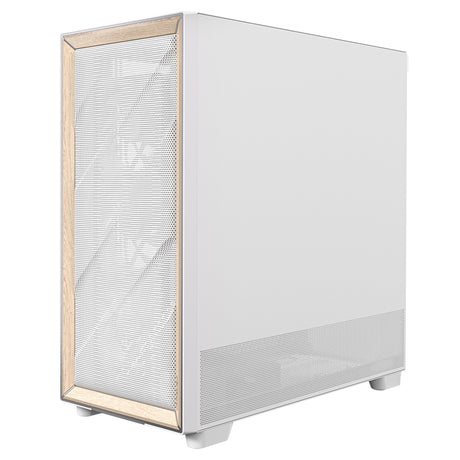 Carcasa de torre midi Antec flux (blanca | 2x USB-A | 1x USB-C | vidrio templado)