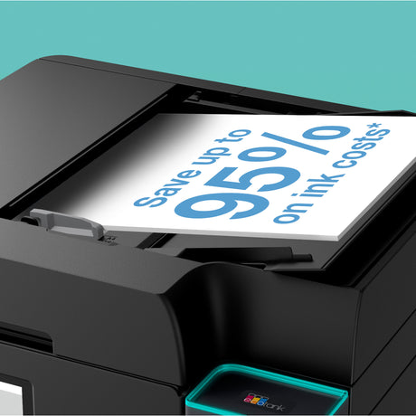 Impresora de inyección de tinta todo en uno Epson ecotank et-4950 (negro, fax, escaneo, copia, WiFi, incluye hasta 3 años de tinta)