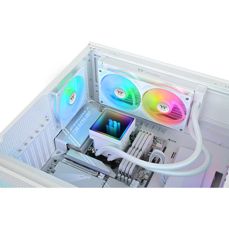 Thermaltake TH240-S V3 ARGB Sync AIO Enfriador líquido - Refrigeración por agua Edición Nieve (Blanco)