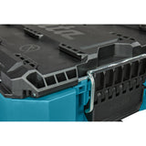Caja de herramientas Makita Maktrak mediana (azul negro)