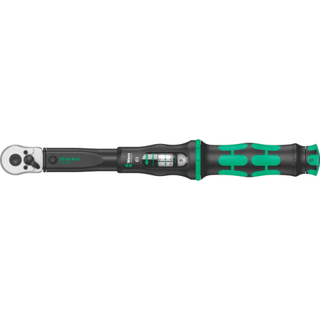 Llave dinamométrica Wera click-torque c 1 con trinquete inversor, 10-50 nm (negro verde, versión 1 2 )