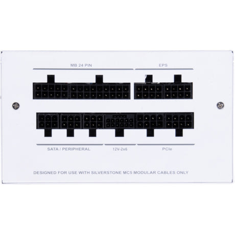 Silverstone sst-da850r-gma-www fuente de alimentación modular de 850 vatios (blanca, 4x pcie)