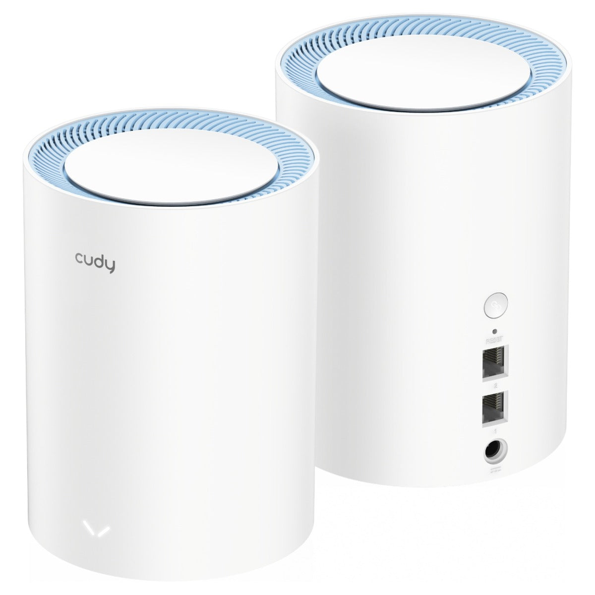 Enrutador de malla con sistema Wi-Fi de malla Cudy ac1200 (paquete de 2) (blanco)