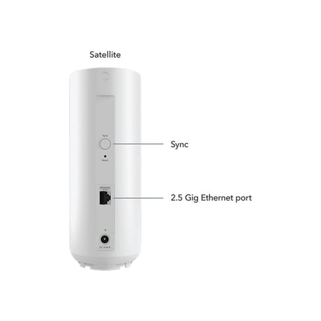 Netgear Orbi Serie 370 Enrutador de malla satelital de expansión de 7 mallas WiFi de doble banda (blanco)