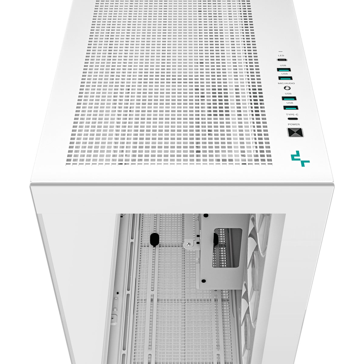 Carcasa Deepcool CH780 MIDI Tower (blanca | 4x USB-A | 1x USB-C | RGB | ventana)