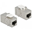 Delock módulo keystone conector rj45 a conector rj45 cat.6a