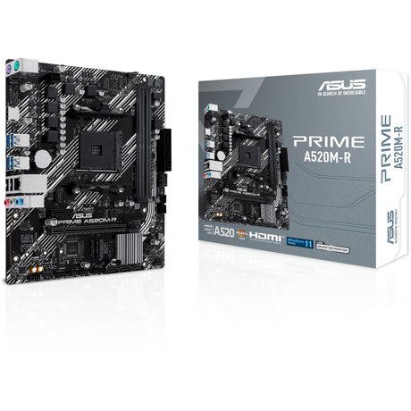 Placa base Asus Prime A520M-R Socket AM4 (RAID, GB-LAN, Sonido, µATX)