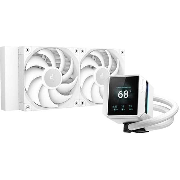 Deepcool mystique 240 refrigeración por agua (blanco)