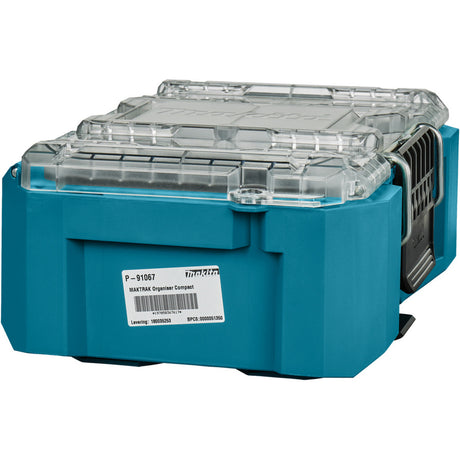 Makita Maktrak Organizer Compact P-91067 Caja de herramientas (Azul Negro)