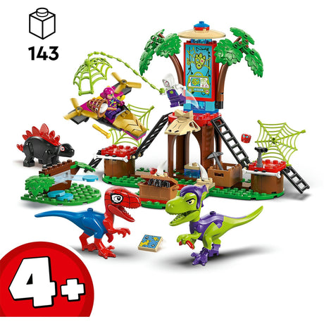 Lego spidey 11200 la batalla de rapaces de spidey y gobby en la casa del árbol