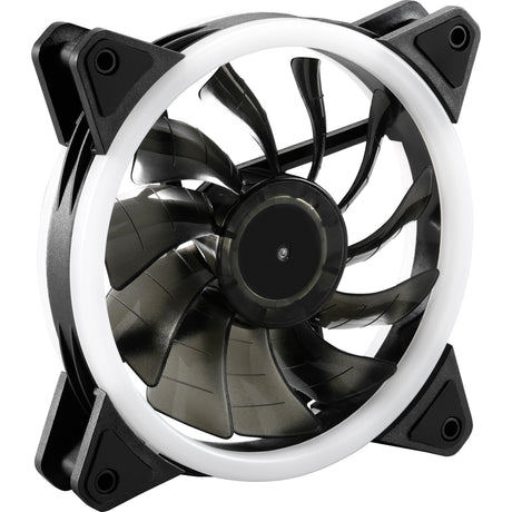 Sharkoon Shark Blades pwm rgb ventilador con caja (negro, 120 x 120 x 25 mm)
