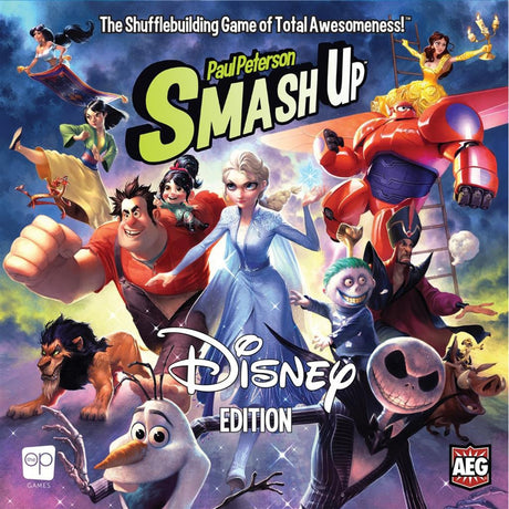 Disney European Player Network Smash Up: Juego de cartas Edition (inglés, 2 jugadores, 30 - 45 minutos, a partir de 14 años)