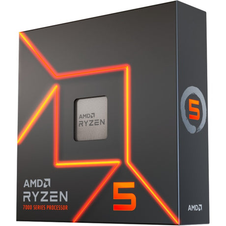 Procesador AMD Ryzen 5 7600x, 4,7 GHz (5,3 GHz Turbo Boost) con zócalo AM5 (desbloqueado, en caja)