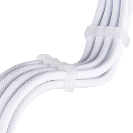 Silverstone sst-pp07e-pci8w-v2, cable de extensión pcie de 8 pines (6+2) (blanco, 30 centímetros)