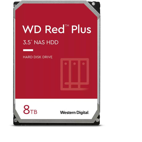 Disco duro WD red plus de 8 TB (80efpx, SATA 600, 24 7)