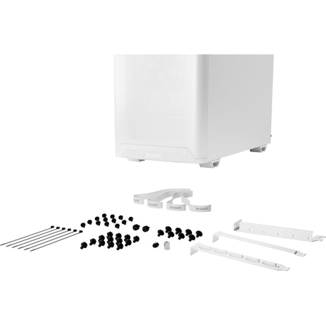 ¡Tranquilizarse! carcasa de torre midi de flujo de aire pure base 501 (blanco | 2x USB-A | 1x USB-C)