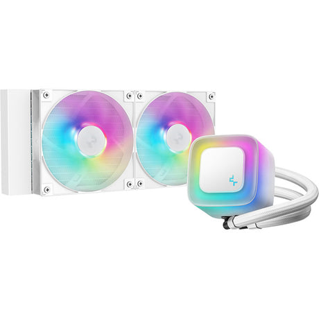 Deepcool le240 v2 refrigeración por agua (blanco)