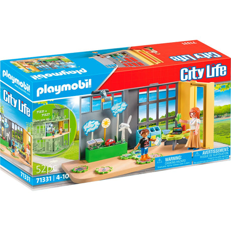 Playmobil city life - expansión ciencia del clima juguetes de construcción (71331)